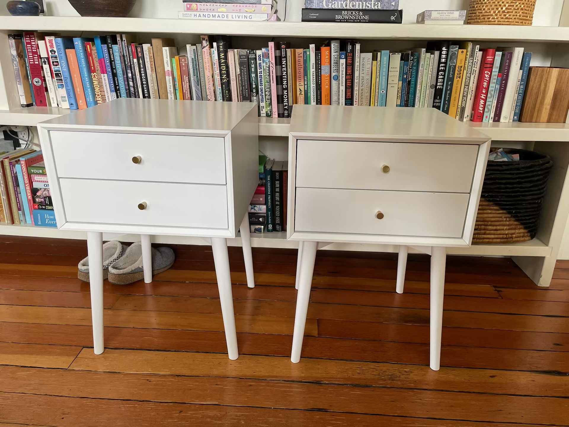 Mid century style nightstands - $100 for pair