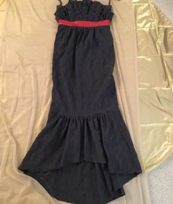 BCBG Max Azria Long, Strapless Mermaid Dress