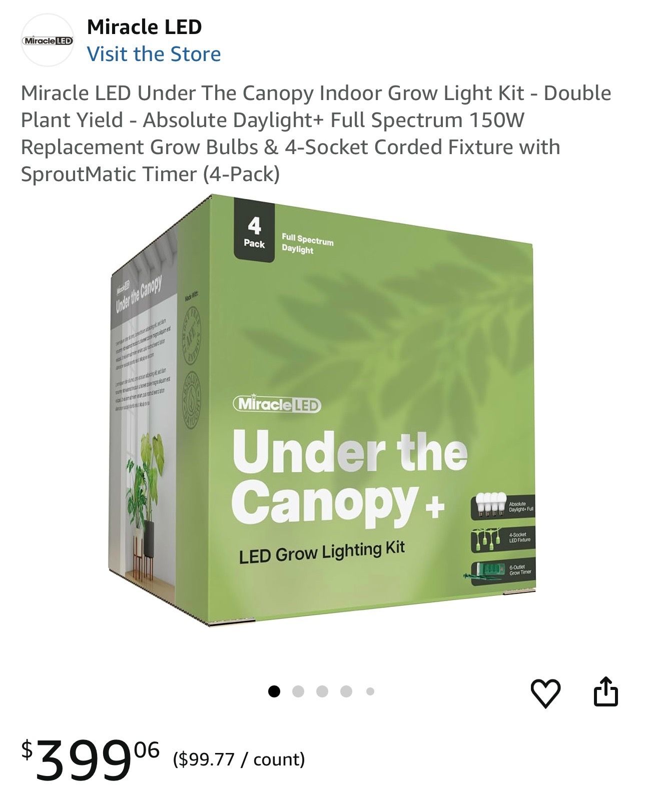 Miracle LED under the canopy