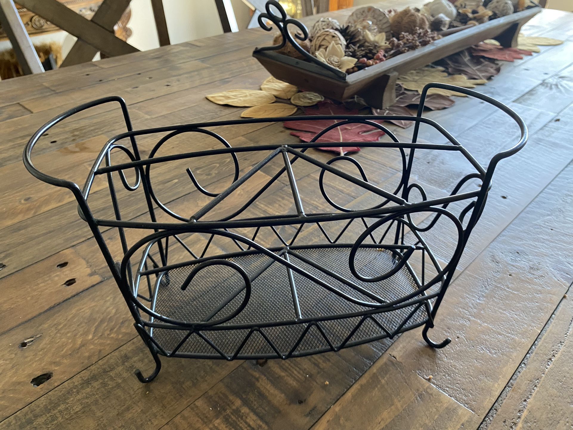 Black Silverware Holder/Caddy