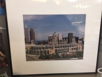 Framed picture of Jacobs field