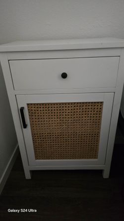Small Table white with Storage