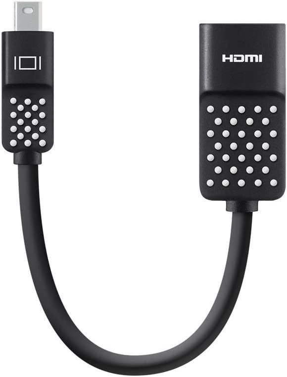 Belkin Mini Displayport To HDMI Adapter - Compatible With 4k Monitors - HDMI to Displayport Adapter - DP to HDMI Adapter - Connect TV & Monitors