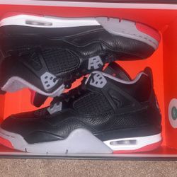 Jordan 4 Retros Black and Red