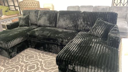 New Sleeper Sectional Couch with USB and Storage ! Free Delivery !