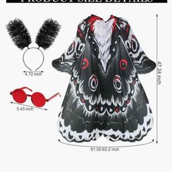 New Adult Mothman Custume