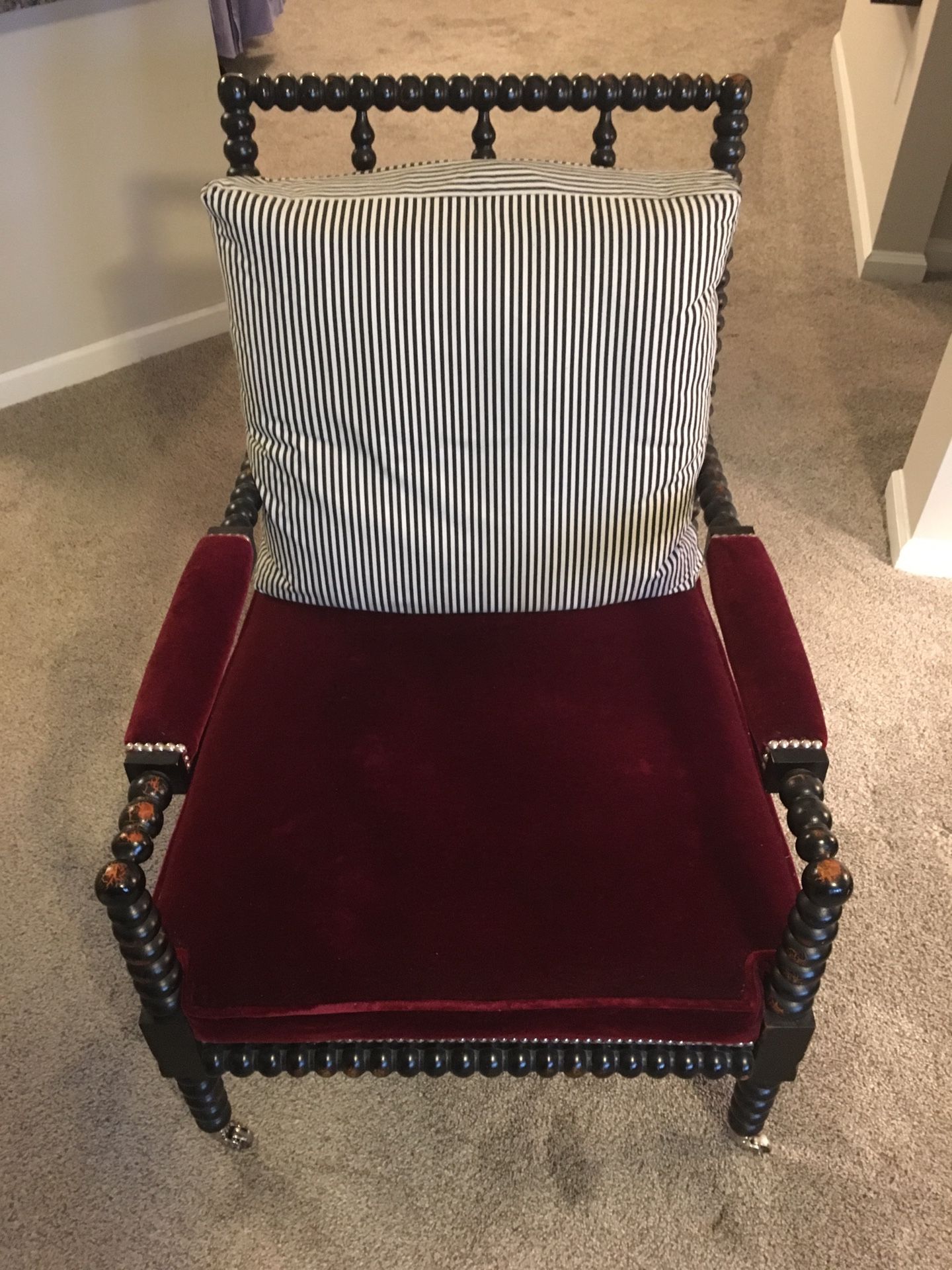 Ralph Lauren new Bohemian spindle chair - velvet