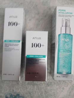 Anua moisturizer, capsule serum, capsule mist