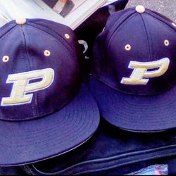 (3) NEW Game Gametek II Stretch-Fit Purdue Boilermakers Caps - TPX; Performance Headwear by The Game Pro; Fabric functions are Rapid Absorption