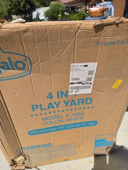 Regalo 4 in 1 play yard - brand new. Baby gate dog gate