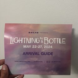 Two Lightning In A Bottle (LIB) Festival Tickets