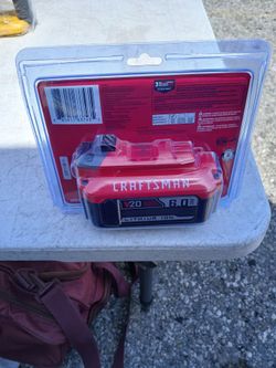 Bateria craftzman 20v 6 .0 ah