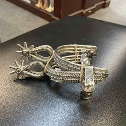 Espuelas Charras finas de acero inoxidable