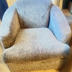 Gray Swivel Chair