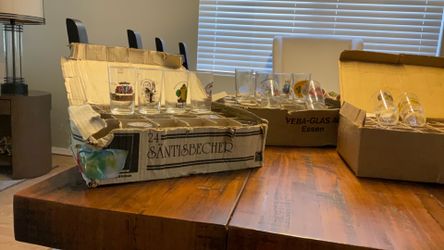 Vintage German shot glasses- 67 total