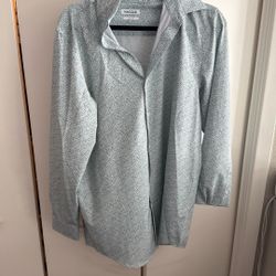 Haggar Slim Fit Button-Up Shirt – Size L