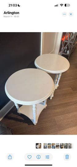 White End Tables