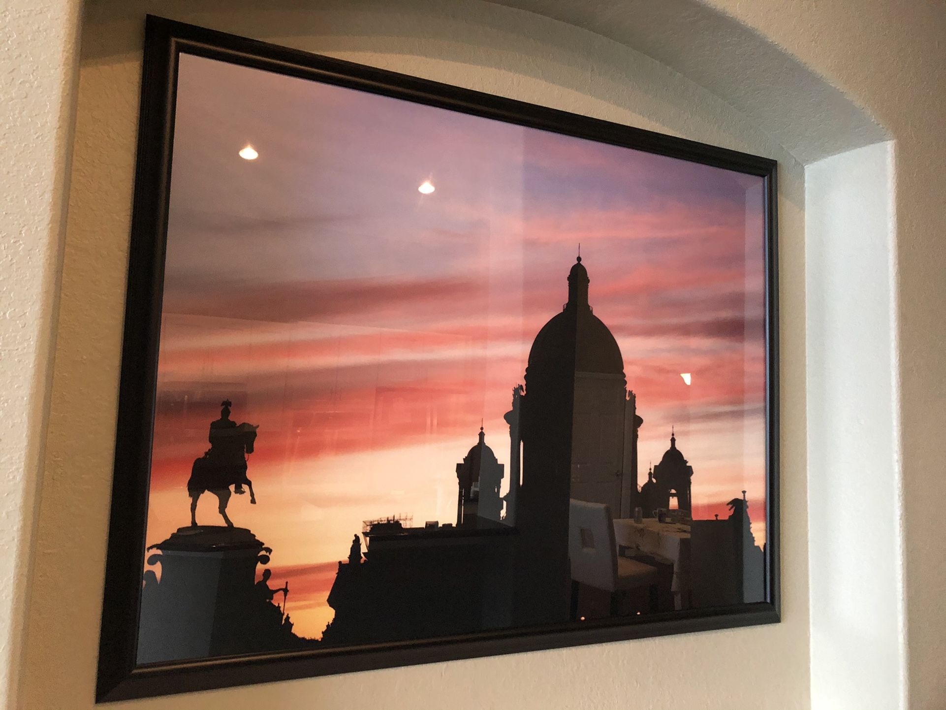 2 Large Framed Pictures