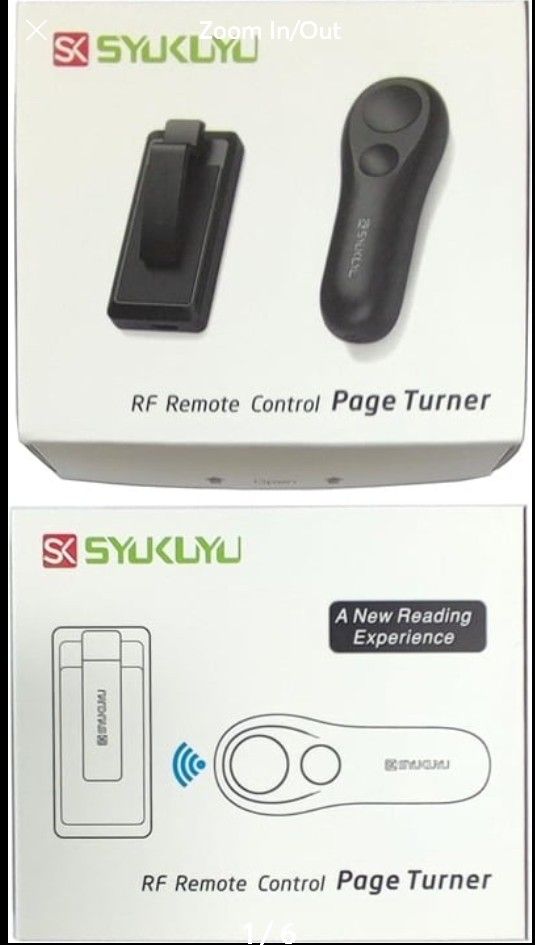 SK SYUKUYU RF REMOTE CONTROL PAGE TURNER - NEW