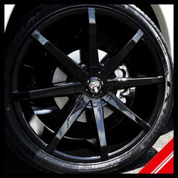 Brand New 24" Dub S110 Push 6x139.7 Black Wheels