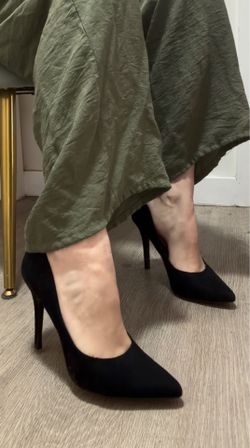 Abound black heels tacones negros