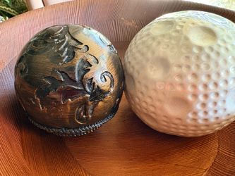 Decorative Sphere Ball Set of 2