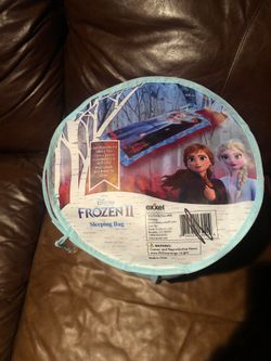 Frozen sleeping bag
