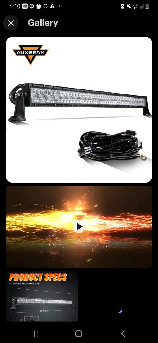 AUXBEAM 52 inch Light. Bar