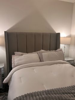 Queen Upholstered Bed Frame
