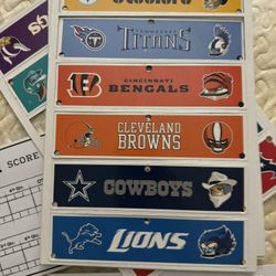 NFL RUSH ZONE Board Game 32 Football Teams Complete Licensed National Team Q7 Replacements Only