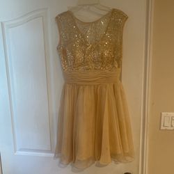 Gold Dress