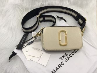 Marc Jacobs The Snapshot Crossbody Bag Cloud White Multi