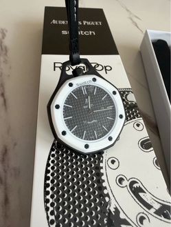 Audemars Piguet x Swatch Royal Pop “Ocho Negro” AP Swatch Watch