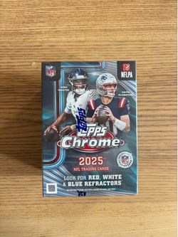 2025 Topps Chrome NFL Football Value Blaster Box