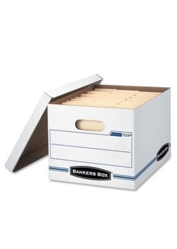 FEL0070308 - Bankers Box Stor/File Storage Box - 4 Per Carton