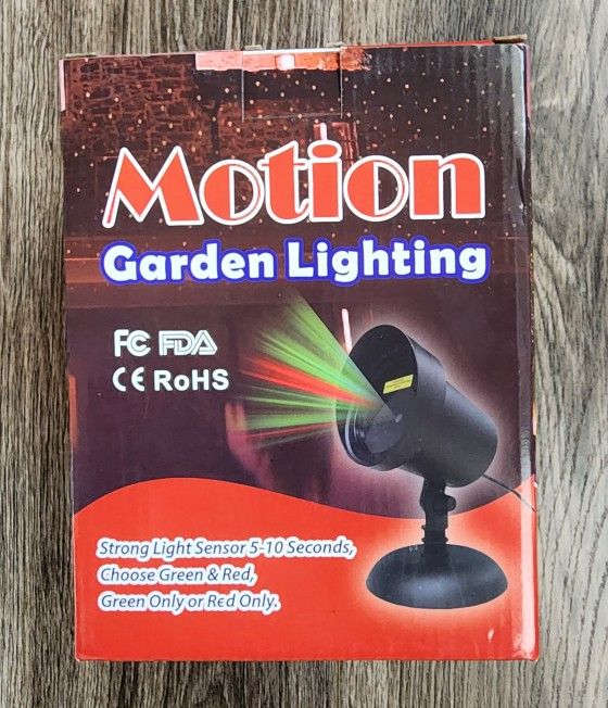 Christmas Laser Motion Projector Red & Green new