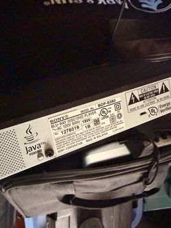 Sony Blue Ray dvd player
