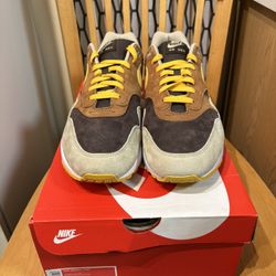 Nike Air Max 1 Duck Pecan Yellow Ochre