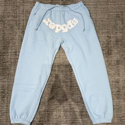 Light blue spider pants