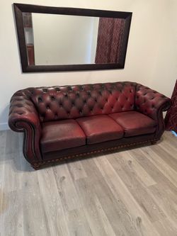 Classic Chesterfield sofa