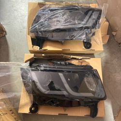 Pair LED Drl Projector Headlight (For 14-16 Jeep Grand Cherokee)