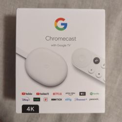 Google Chromecast 4K (White)