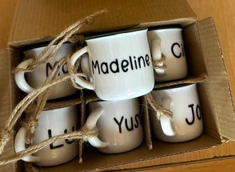 Personalized Cafecito cups