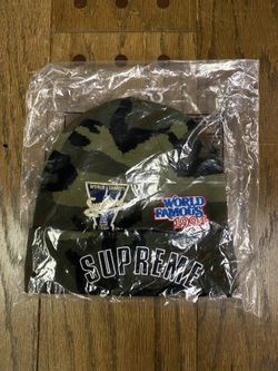 Supreme New Era Championship beanie.