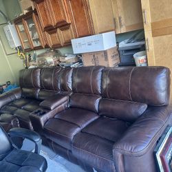 Genuine Leather Sofa