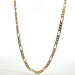 Men’s Woman’s 14k Yellow Gold 20” Inch 3.80mm Figaro Chain Necklace GP3113625