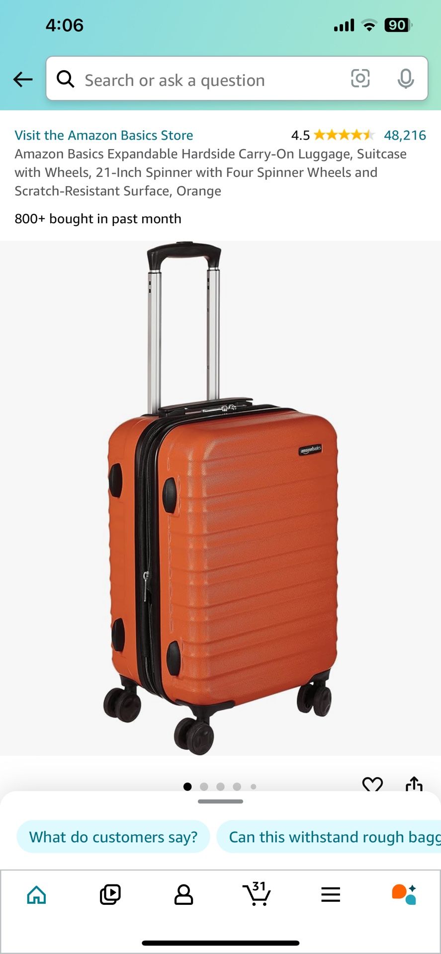 Amazon Basics Luggage