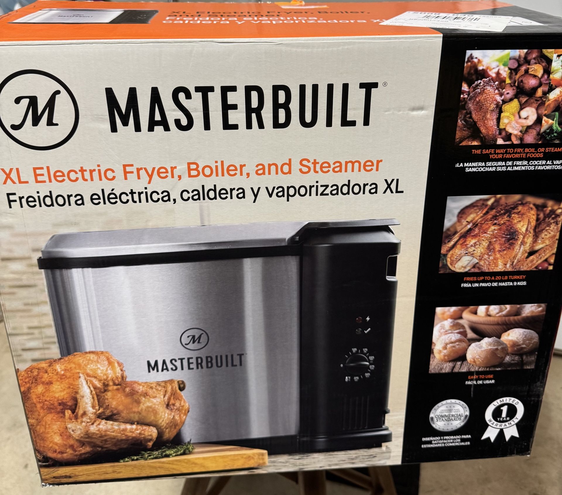 Masterbuilt XL fryer,boiler and steamer