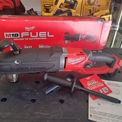 M18 FUEL 18V Lithium-Ion Brushless Cordless GEN 2 SUPER HAWG 1/2 in. Right Angle Drill (Tool-Only