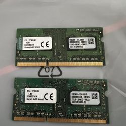 2x4GB DDR3-1600L Laptop RAM